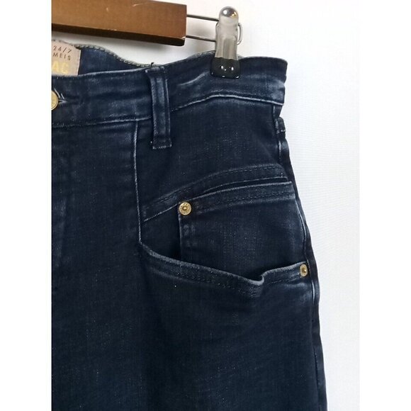 Mac Jeans Women's Sylvie Meis  24/7 Blue High Rise Straight Tapered FLAW - Picture 7 of 13